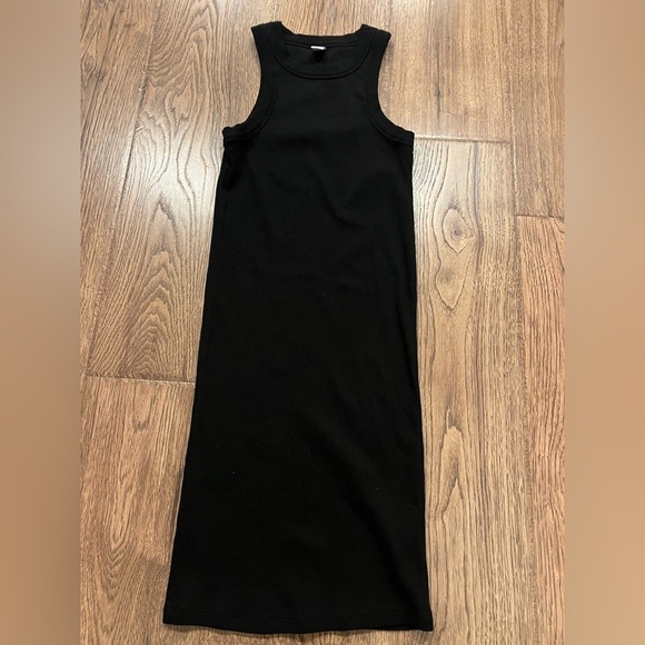 Old Navy Dresses & Skirts - Old Navy Ribbed Body con Tank Dress Black Size XS nwot midi